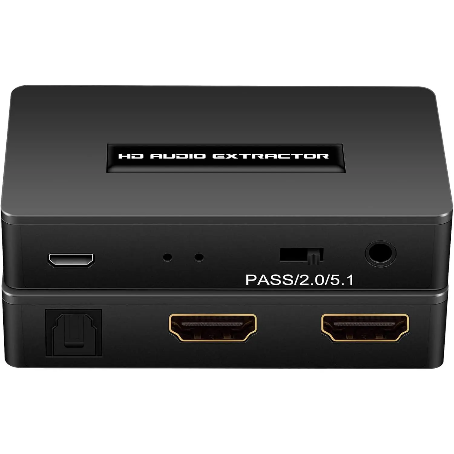 HDMI Audio Extractor Splitter hdmi to hdmi 3.5mm Audio Adapter with Spdif Output Support 1080P 3D Compatable for PS4 Fire Stick Blu-Ray Player etc.