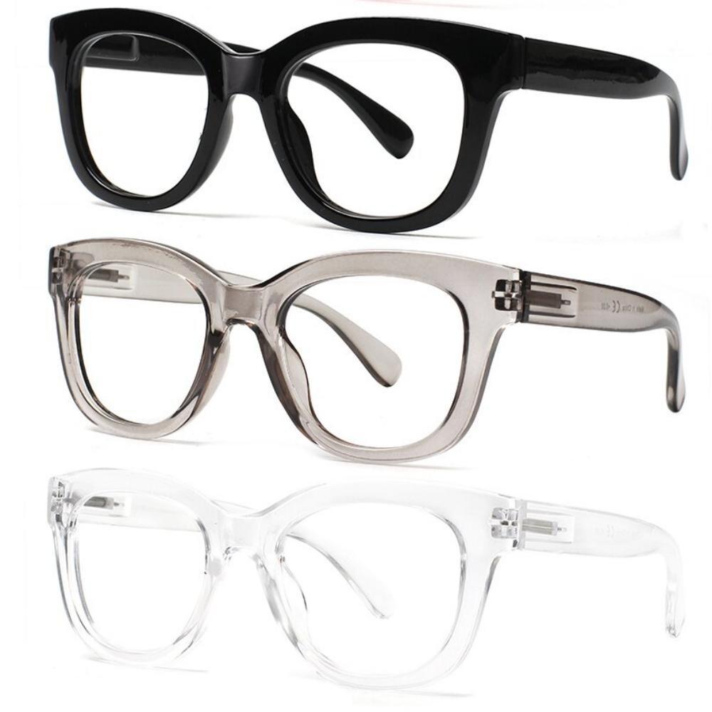 DEAAOK 3 Pack Reading Glasses Women and Man AntiBlueLight Readers BlueLightBlocking Computer Eyeglasses