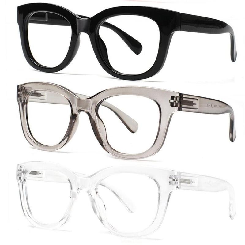 DEAAOK 3 Pack Reading Glasses Women and Man AntiBlueLight Readers BlueLightBlocking Computer Eyeglasses