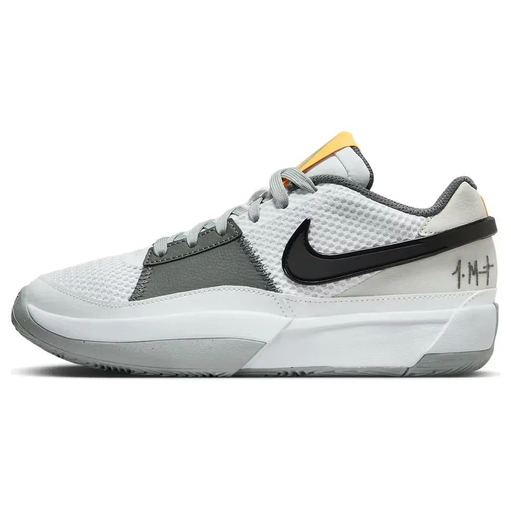 Nike Ja 1 Morant Basketball Shoes for Men – Light Smoke Grey, Low-Top, Cushioned, Non-Slip Verifiable, with credentials and supporting global authentication
