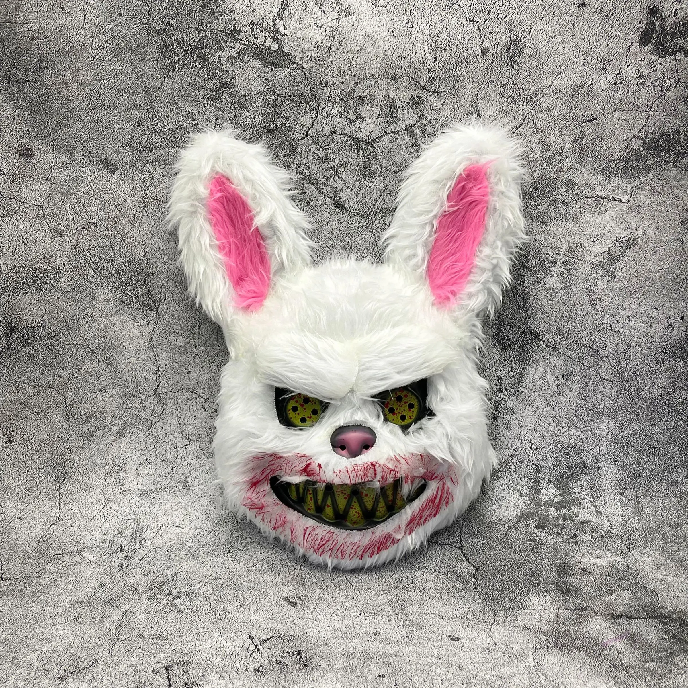 Rabbit Mask, 1 Count Horror Animal Mask, Party Costume Accessories for Halloween, Cosplay, Party Supplies