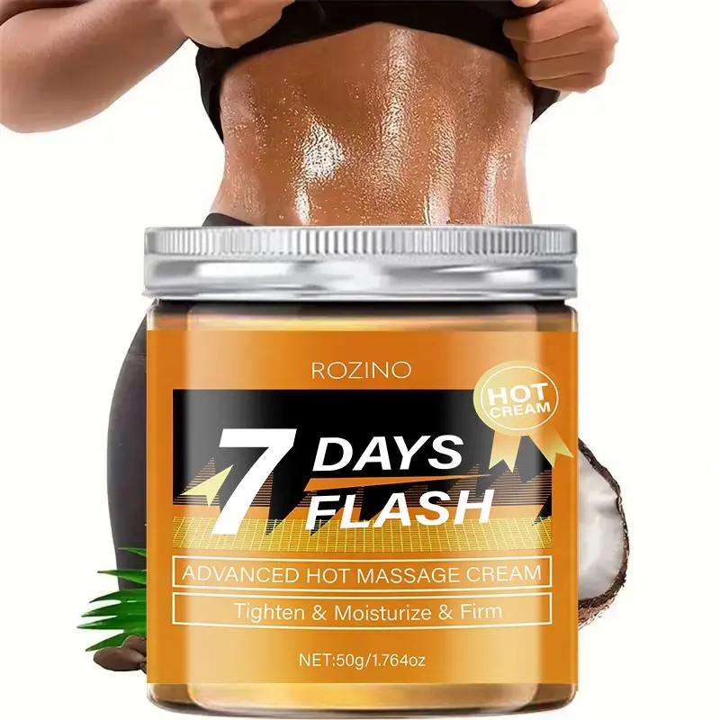 50g Advanced Hot Massage Cream, Firming, Body Care, Gentle Heat Relaxing Muscles, Moisturizing Formula, Hydrating, Moisturize, Full Body Use, Daily Application, 50g Jar