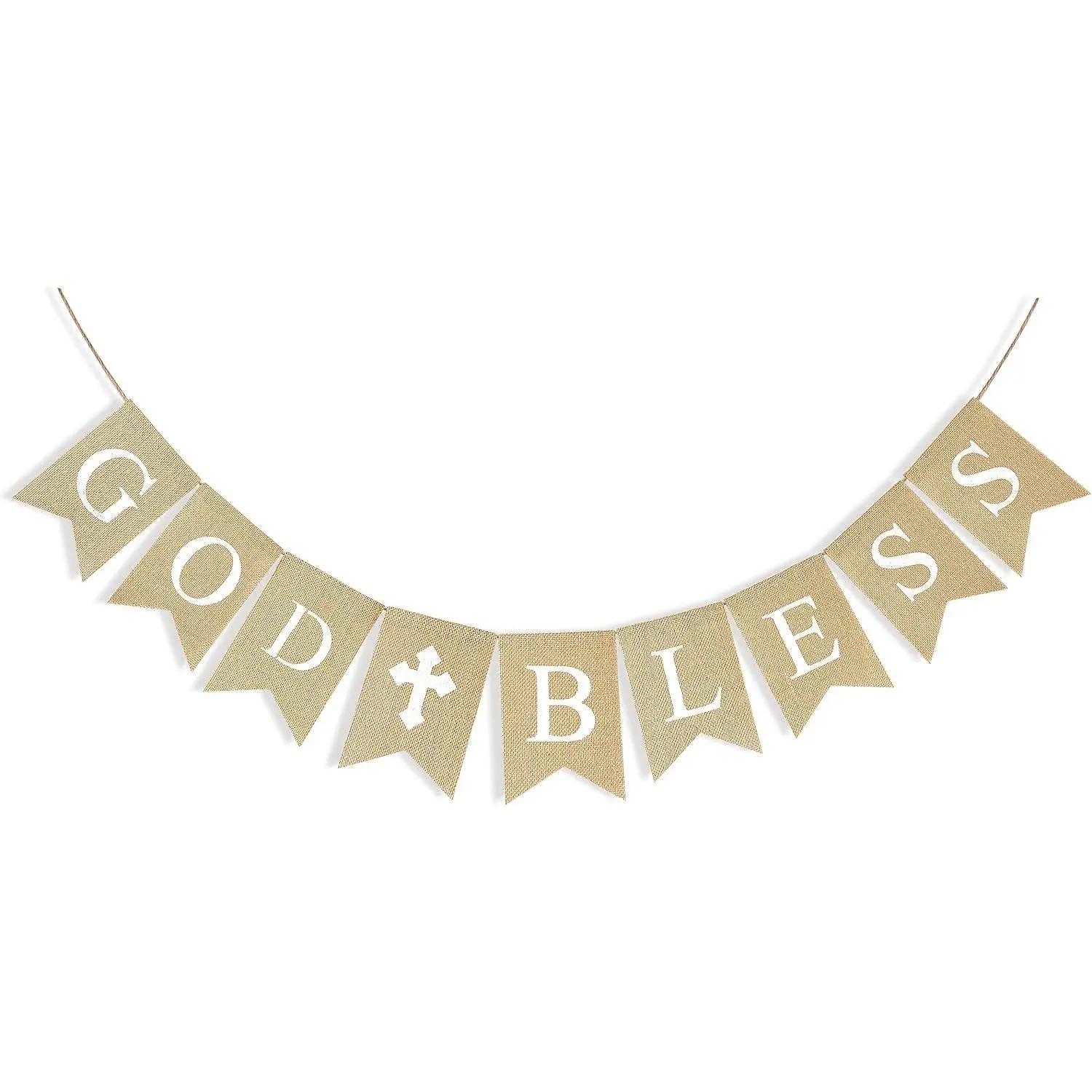 God Bless Banner First Communion Banner Kit, Baptism Decorations for Boys Girls, First Communion Confirmation Decorations, Bautizo Decorations