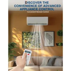 OUTGOODS White Alexa Compatible 18000 BTU Ductless Wall Mount Mini Split Heat Pump, 19 SEER2 Inverter Air Conditioner, 230V, Year-Round Cool & Heat for Spaces Up to 1250 Sq Ft