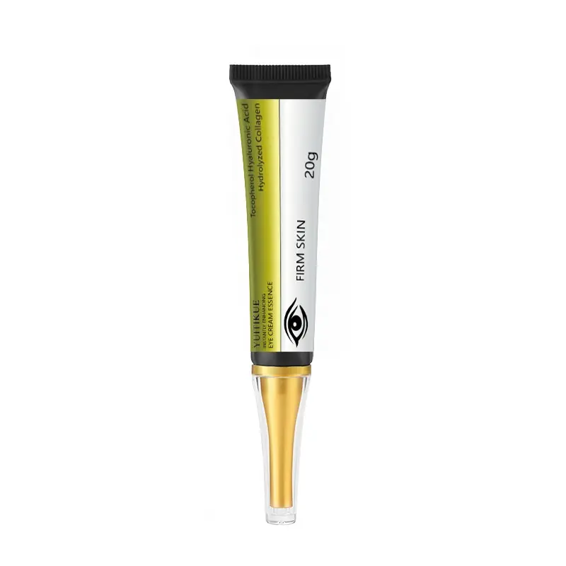 Yuitikue Hydrolyzed Collagen Eye Serum, Hyaluronic Acid, Moisturizing Anti-Wrinkle, Tightening Eye Area, Reduces Fine Lines and Dark Circles