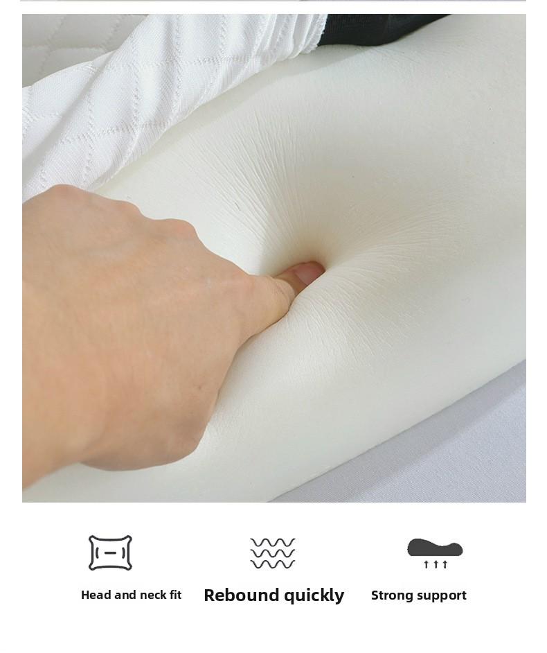 Butterfly-shaped rolled memory foam neck pillow, butterfly-shaped slow-rebound pillow for home use, hotel cervical spine support pillow