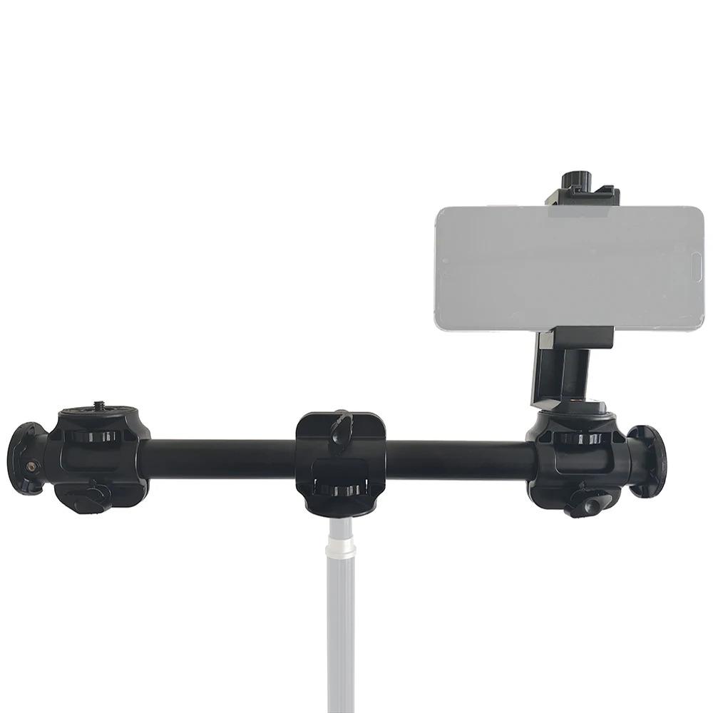 New Extension Pole Monopod Mount Holder with 1/4 inch Screw Stands for Cameras Mobile Phones LED Lamps Tripods Live Bloggers