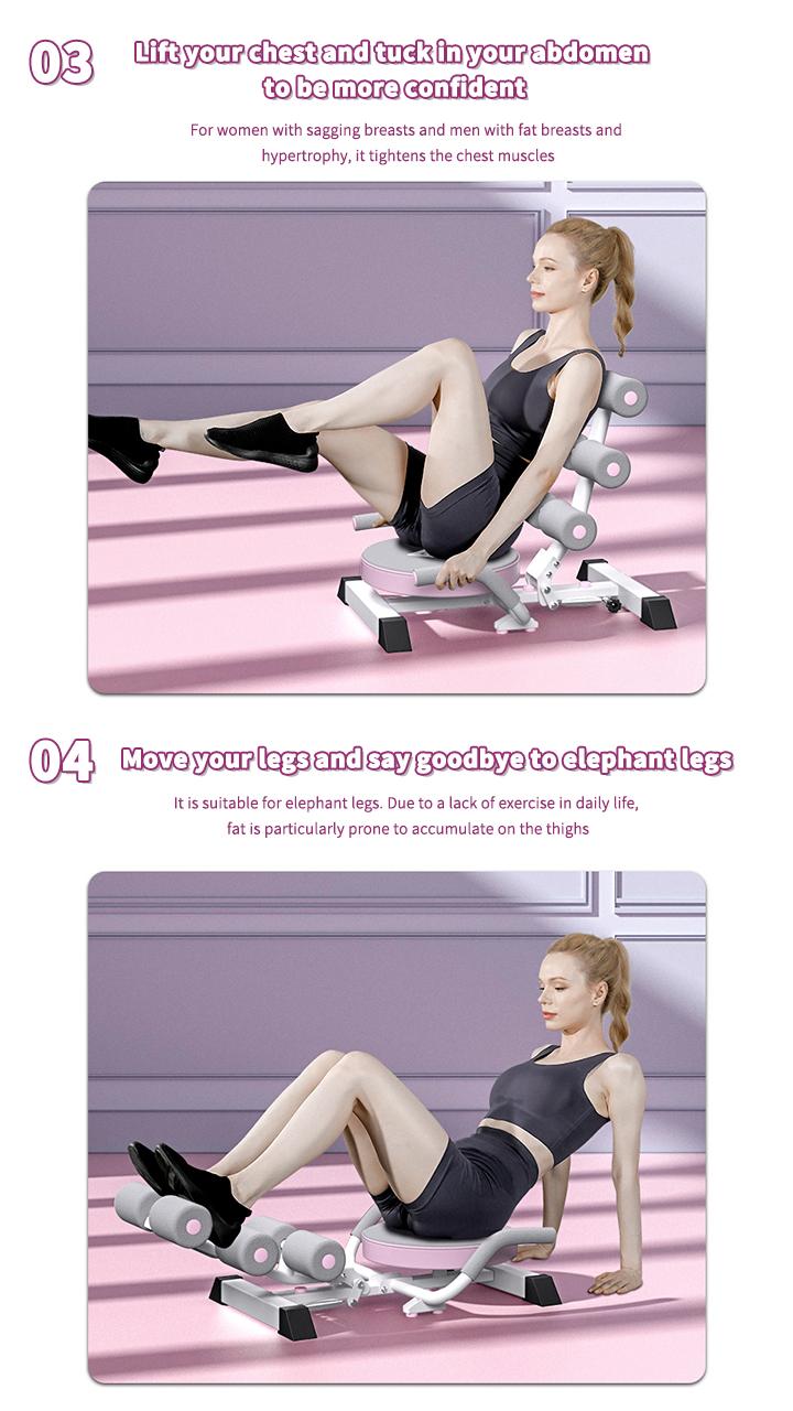 Multi-Functional Adjustable Ab Machine Home Gym Ab Workout Bench Sit Up Machine for Abdominal Exercises Versatile Exercise Chair for Full Body Workouts Adjustable Ab Trainer with Flexible Modes Sturdy Fitness Equipment for Home Core Training