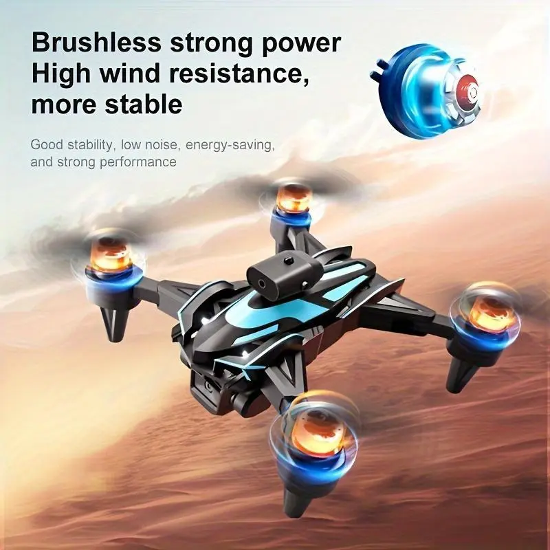 K12MAX Brushless Motor Quadcopter - 3-Camera Electronic Control, Optical Flow Positioning, 4-Way Obstacle Avoidance - Holiday Gift Toy for Hobbyists