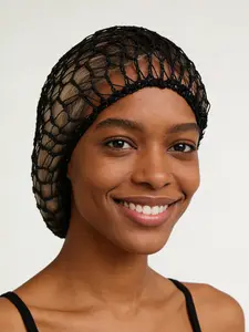 Handmade Crochet Breathable Net Hat, Wigs Cap Top and Hair Net Set, Fashionable and Practical Design, Ideal for Daily Use