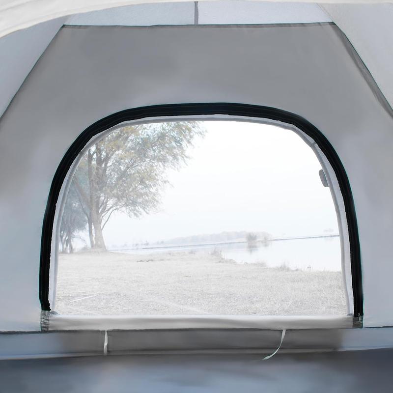3-4 Person Instant Pop Up Tent - Waterproof Mesh Window 3s Setup for Camping Hiking Backpacking