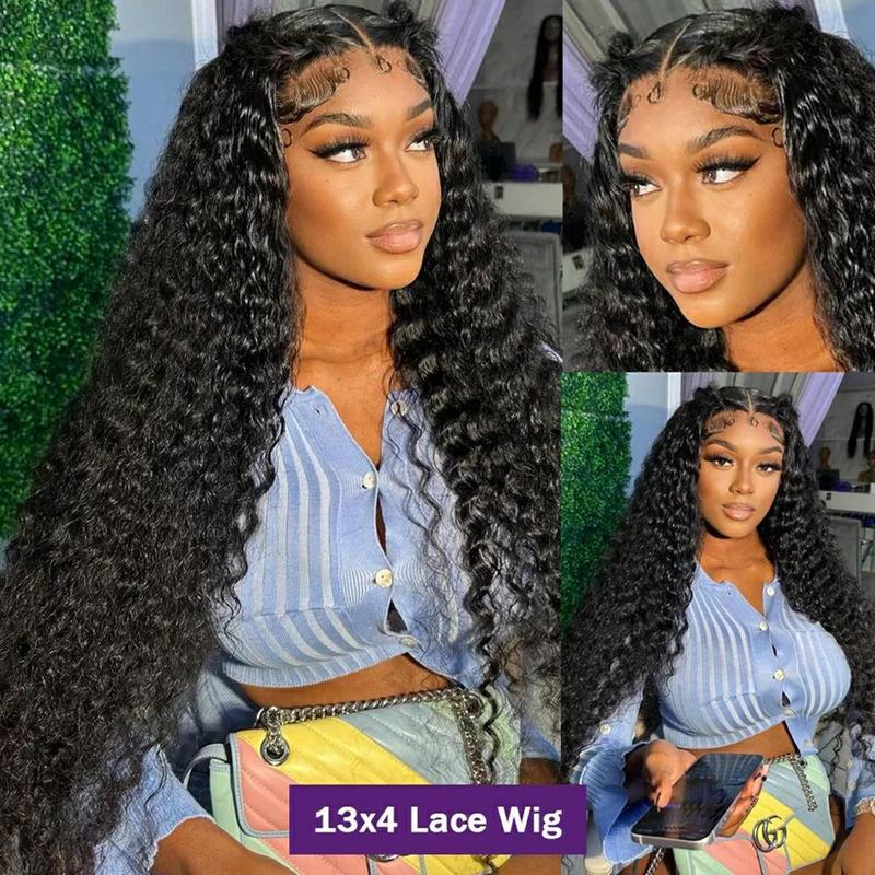[Update 13x6 Glueless Wig] Bling Hair 13x6 13x4 HD Transparent Glueless Lace Front Human Hair Wigs For Women Deep Wave 30 32 34 Inch Brazilian Curly Water Wave Glueless Wig Human Hair #TikTokShopHolidayHaul