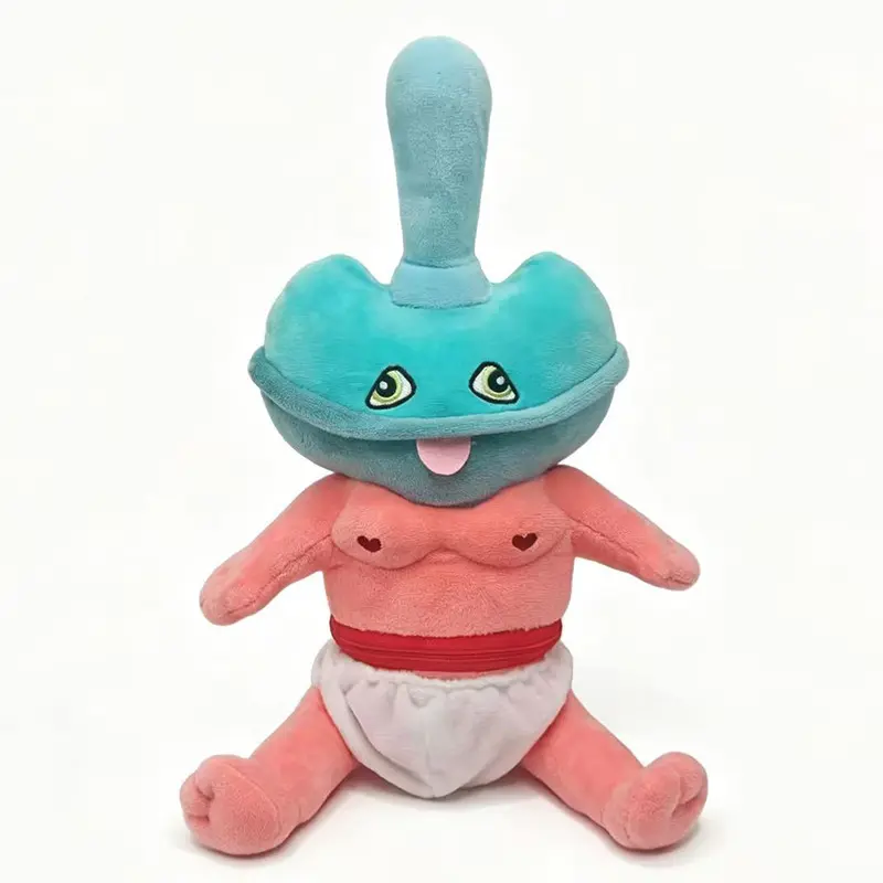 Unisex New Arrival Dark Pals Binky Drinky Plush Stuffed Doll, Soft Fluffy Game Merch Collectible Toy Gift for Game Fans, Video Games