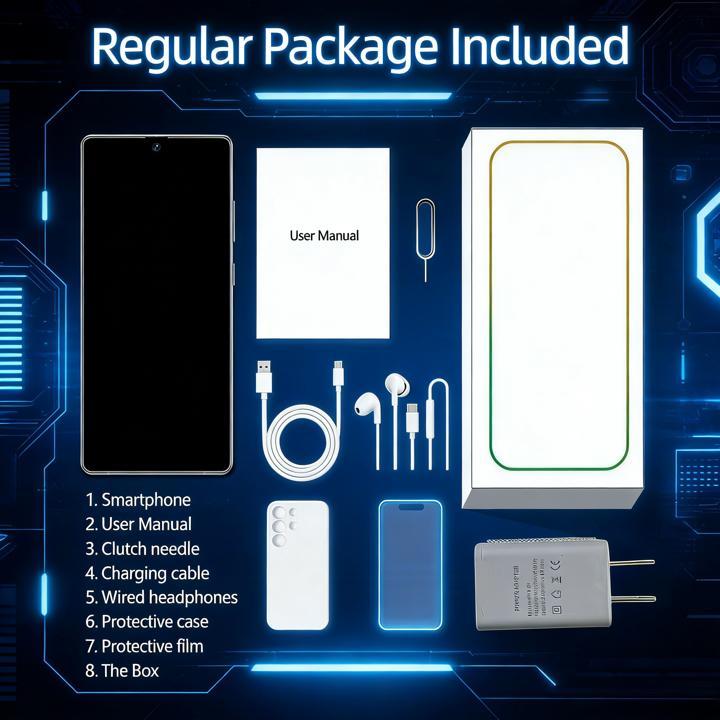 S25 Ultra Unlocked 5G Smartphone, 12GB+512GB, 6800mAh Battery, Fast Charging Capability, Android 14 System, 108MP+48MP Camera, Face & Fingerprint Unlock | Dual SIM | Autofocus | Built-in Pen | Card Port