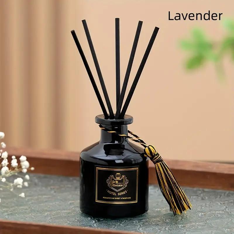 Aromatherapy Diffuser, 1 Count Glass Aromatherapy Diffuser with Tassel, Multifunctional Air Freshener for Bathroom, Home, Car and Outdoor Use, Scented Home Fragrance