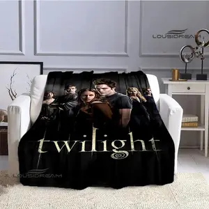 Twilight Saga Flannel Throw Blanket Soft Warm Movie Blanket for Home Travel Fan Gift Outdoor Cold Weather