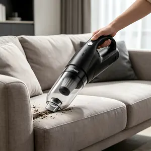 Wireless Handheld Car Vacuum Cleaner – 6700Pa Strong Suction, Rechargeable Portable Mini Vacuum with Washable HEPA Filter, Multiple Nozzles for Car and Home Cleaning, Lightweight Cordless Design
