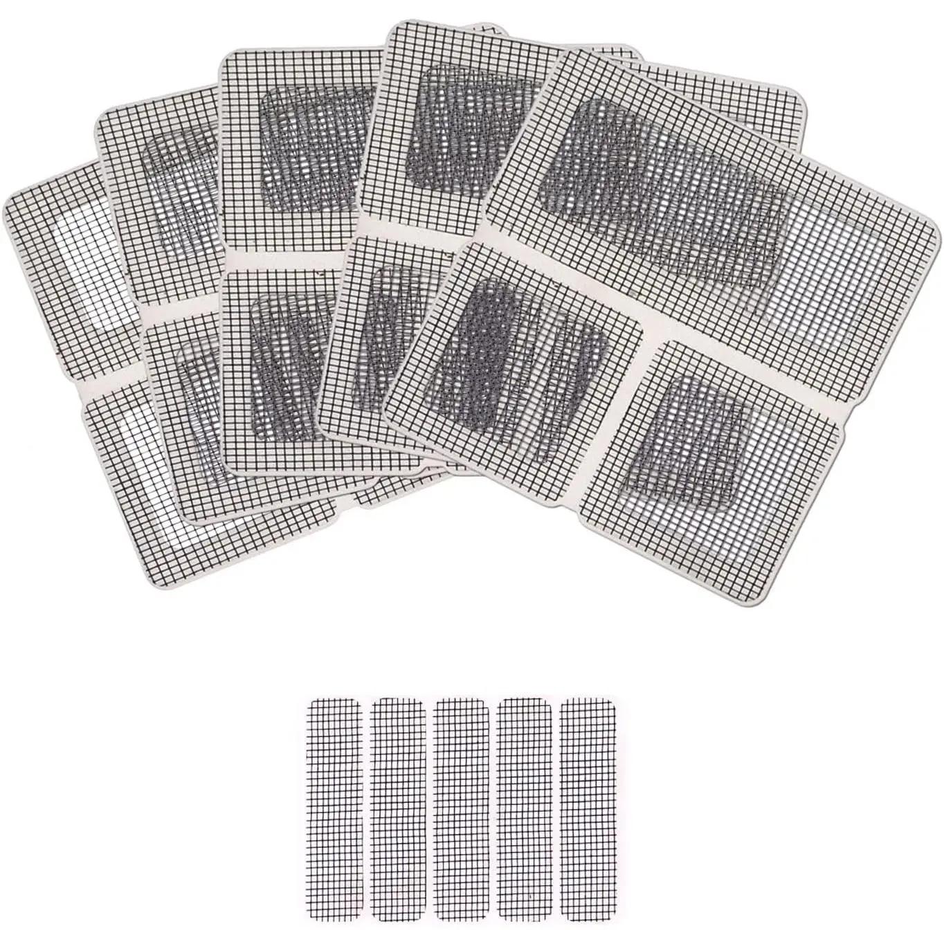Window Screen Repair Kit 20 Patches  Door Screen Repair Tape  Adhesive  Fiberglass Mesh Covered Repair Kit Window Screen Repair Patch Window Vinyl Screen