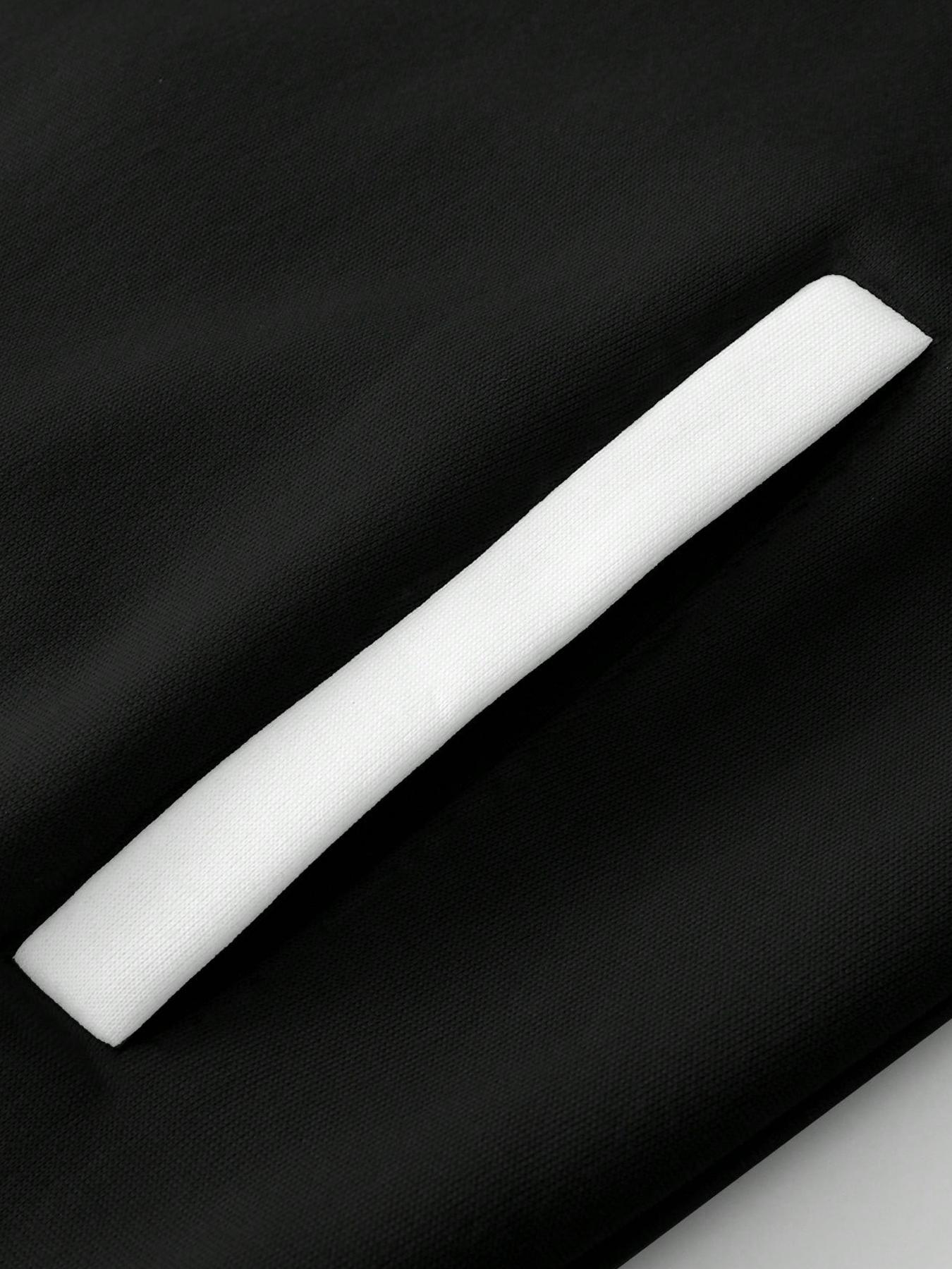 Men's Colorblock & Letter Print Button Front Pocket Varsity Jacket, Regular Fit Casual Drop Shoulder Mock Neck Outerwear for Fall & Winter, Men's Clothes for Daily Wear, Casual Athletic Jacket