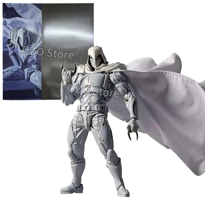16cm Moon Knight Figure Revoltech AMAZING YAMAGUCHI Avengers  Marc Spector Action Figurine Collection Ornament Model Toys Gifts