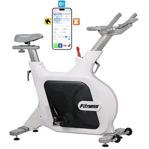 Indoor Stationary Exercise Bike, 32-Level Electromagnetic Resistance Cycling Bike with 30 lb Flywheel, Quiet Belt Drive, Adjustable Seat & Handlebars, Digital Monitor, Pulse Grips, Tablet Holder & Wheels for Home Gym Cardio Workouts for Men & Women