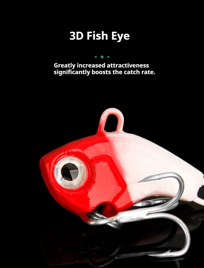 Spinning spinner lures with head weights ensure accurate casting over long distances, reflective surface attracts fish, and has a high hook-up rate. Small whirlwind thumb-vibrating lures, set of 6, available in different weights.