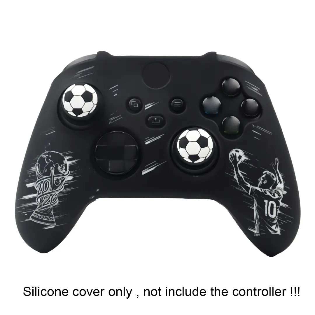 For Xbox Series X & S Gamepad Skin, Laser EngravAed Silicone Cover Perfect Fit for Xbox Series X & S Controller Case