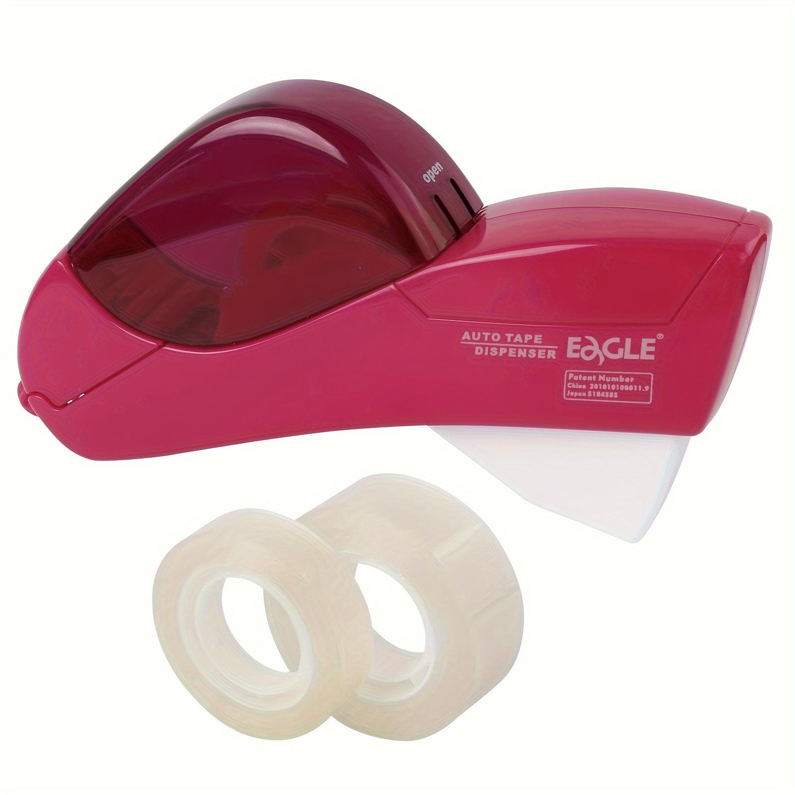 Eagle Automatic Tape Dispenser, a Single-Handed Tape Gun Ideal for Wrapping Gifts During Christmas And at Home, Includes a Complimentary Roll of 0.5 Inch (12 Mm) Tape And a Roll of 0.75 Inch (19 Mm) Tape
