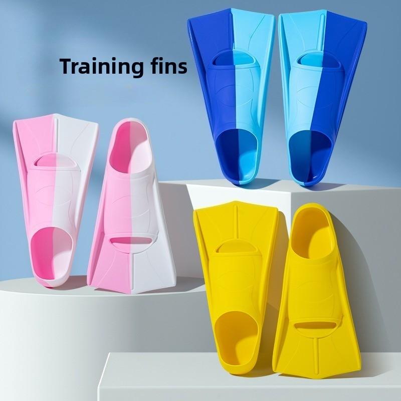 Swimming Flippers Silicone Flippers Children Adult Diving Frogs Training Diving Equipment Silicone Frogs