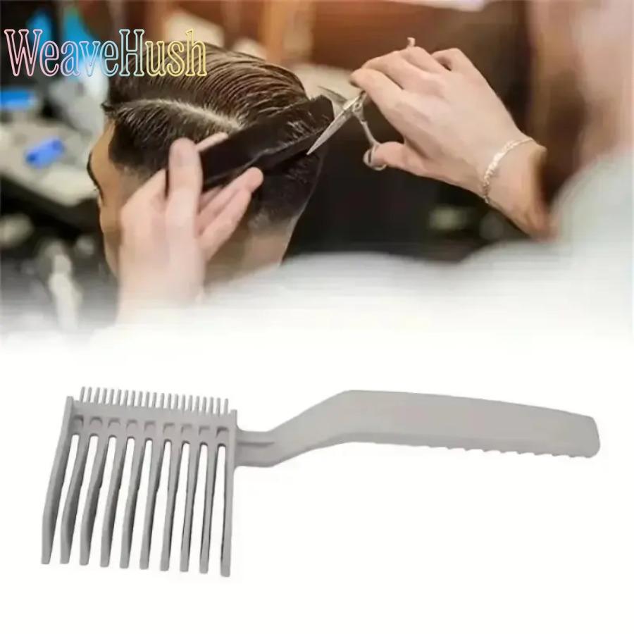2026 Professional 3Pcs Men’s Gradient Hairstyle Comb Set, Barber Hair Cutting & Styling Tools with Flat Top Guide Comb, Haircut Clipper Attachment Combs for Fade, Taper & Precision Salon & Home Hair Grooming