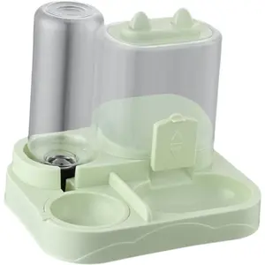 Free Shipping| Detachable Cat Feeding Tray with Gravity Water Dispenser – Anti-Spill, Non-Slip Food & Water Bowl Set, Removable Automatic Pet Feeder for Cats & Small Dogs