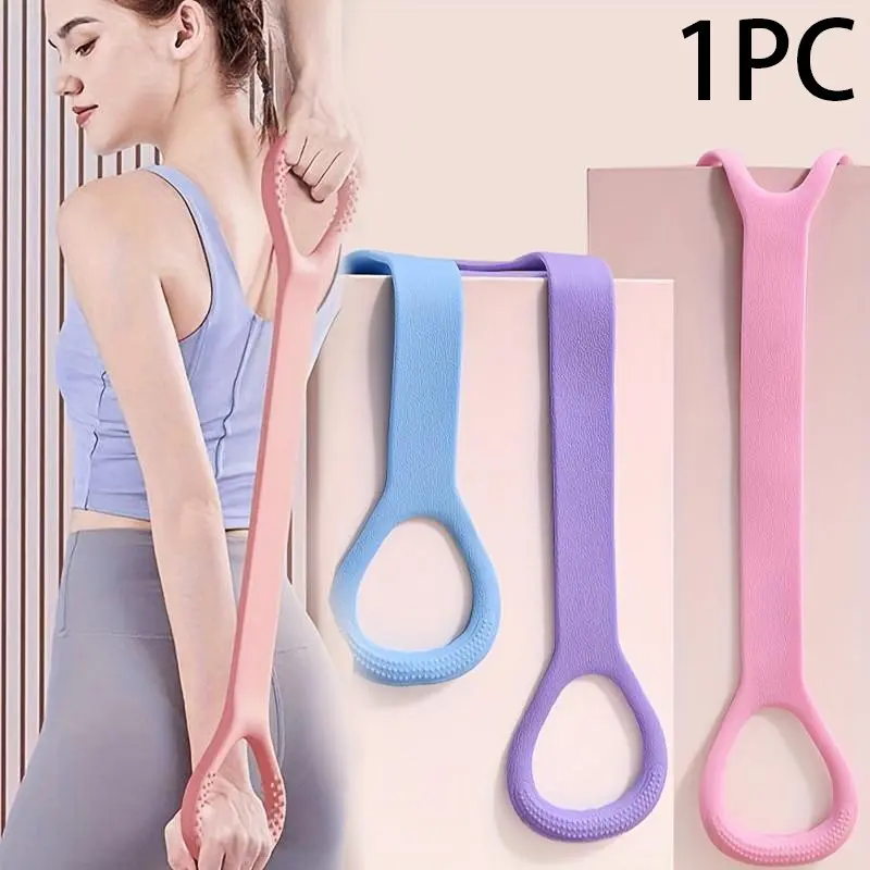 Yoga Resistance Band for Back Stretching, Body Sculpting, Strength Training, Flexibility Exercises, Home Gym, Fitness Studio, Outdoor Workout, Workout Bands