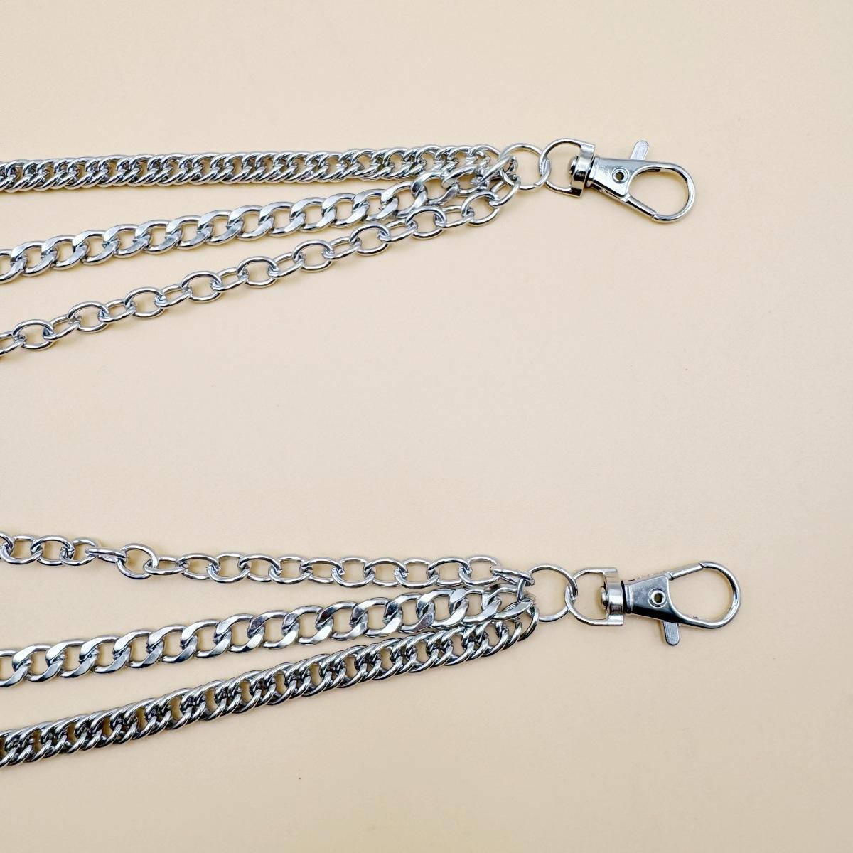 Men's Waist Chain Punk Style Multi-layer Metal Chain Pant Chain for Stylish Outfits