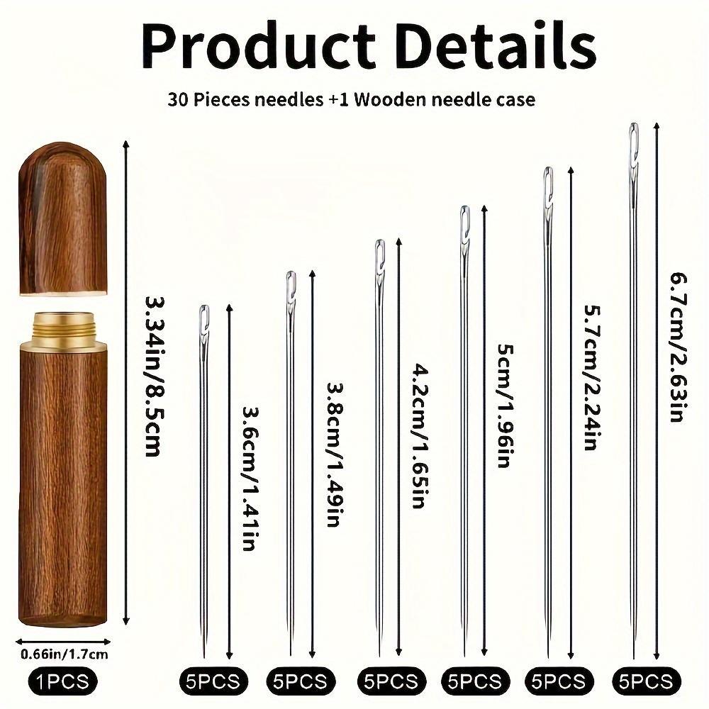 Self-threading Needle Set, Stainless Steel Automatic Threaders, Quick Sewing & Knitting Supplies, Sewing Accessories