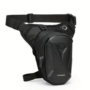 Waterproof Motorcycle Leg Bag, Adjustable Strap & Double Zipper Compartment Outdoor Riding Waist Bag, Durable Fabric Bag for Off-Road Bikes & Motorcycles #GLOBAL PICKS