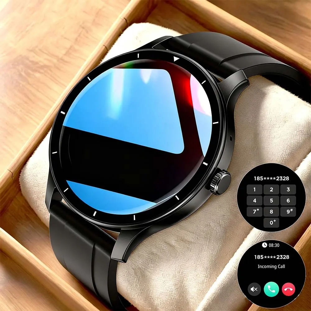 Fashion Smart Watch 1.53" HD Touch Screen Fitness Tracker Music Control Remote Photo Sedentary Reminder Mode Rechargeable Battery Outdoor Fitness Modern Smartwatch Watch