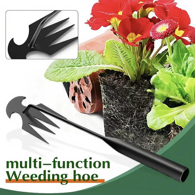 Multi-Function Weeding Tool - A new, durable gardening tool, this portable weeder pulls weeds out by the roots. Ideal for loosening soil, weeding, vegetable gardening, and aerating soil-the perfect choice for all your gardening needs.