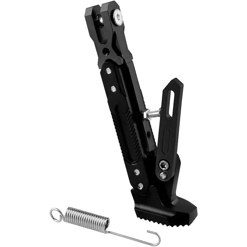 Motorcycle Kickstand Adjustable Tripod Holder Universal Aluminum Motor Scooter Modified Foot Side Stand Motorcycle Accessories