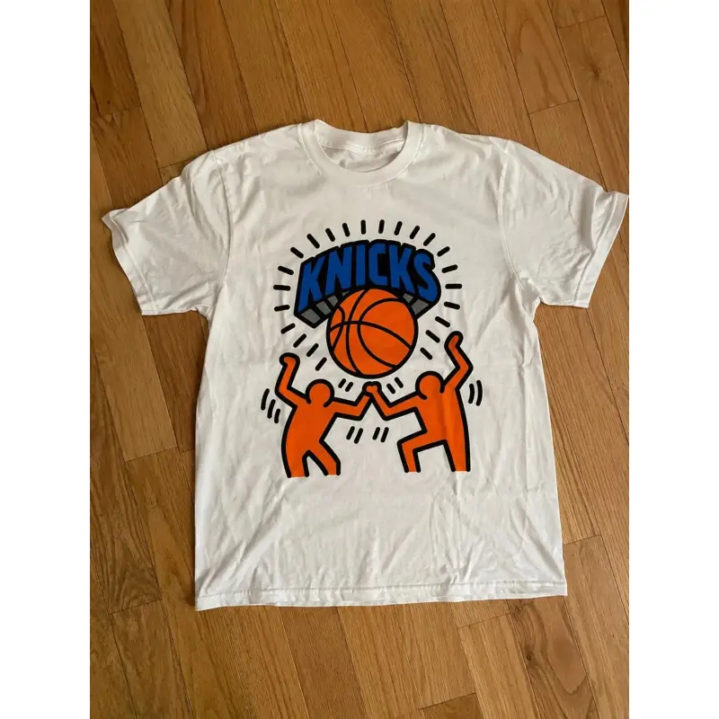 New York Basketball 2026 Graphic T-Shirt, Unisex Casual Cut Cotton Top with Round Neck for Game Day Wear