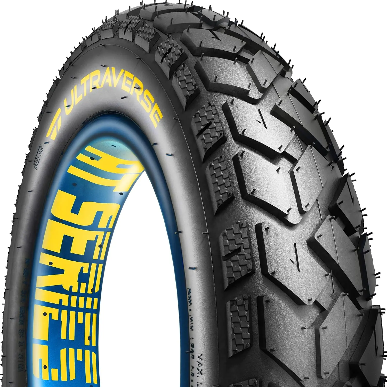 20x3.0 E-  Tire, -Terrain Tread, 1 Unit | Robust Sidewall, High-Performance 20inch  Tyre for Ebikes, Durable Directional Tread, Suitable for Street & Trail