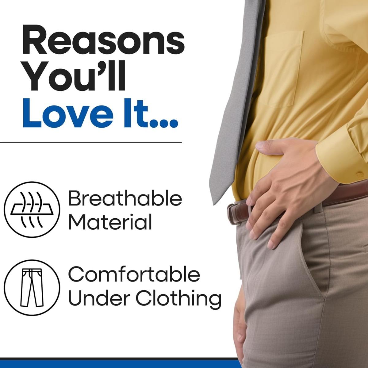 Hip Brace for Sciatica Relief - Compression Support Sleeve, Suitable for Thigh Injuries, Groin Muscle Strains, Hip Flexor Strains, Sacroiliac Joint Pain, and Sciatica - Unisex.