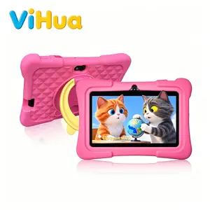 Vihua 7-Inch Kids Education Tablet, Parental Control, HD Screen, Shockproof Case, Learning Games, Perfect Christmas Gift