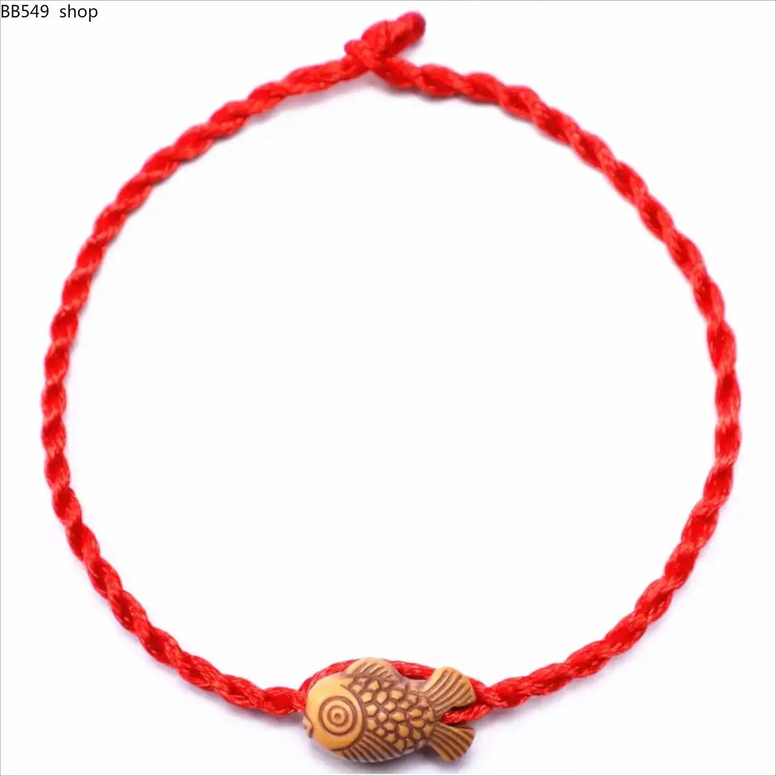 Women's Handmade Adjustable Woven Red Cord Bracelet - Forest-Themed Resin Beads, Boho Nature-Inspired Minimalist Lucky Charm Jewelry, Ideal Gift for Daily Wear & Festival Use, summerwins Bangle