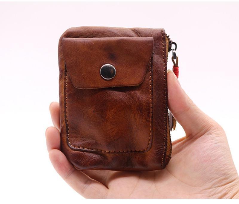 Stop wrapping gift cards in plastic bags.  This handmade genuine leather pouch is the holiday wish itself. Small, exquisite, and unforgettable.