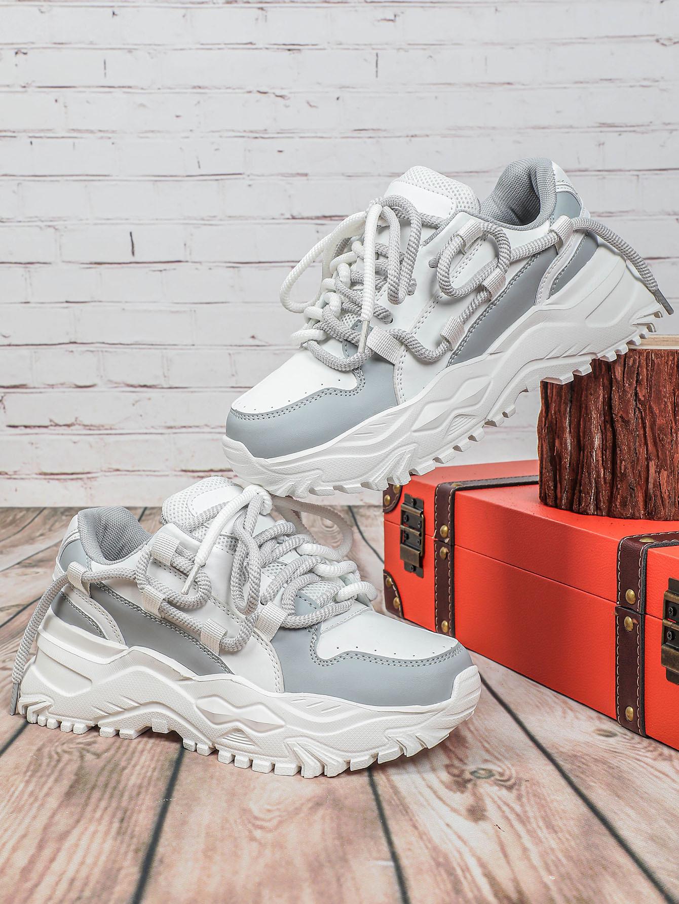 2026 trendy thick-soled fashion casual outdoor dad shoes, couple's versatile sports shoes, soft-soled comfortable student school shoes