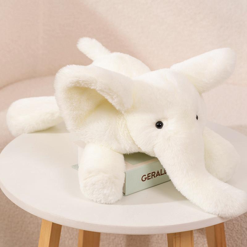 Super Soft 4 Colours Elephant Plush Toys Cute Stuffed Flappy Ears Long Plush Animals Plushy Hugging Pillow Kids Xmas Gift