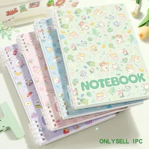 Aesthetic Floral & Animal – Cute Lined Journal, Spiral Bound Notepad, 120 Pages, A5/B5 for Note Taking, Writing, School & Office Supplies, Spiral Bound Notebook