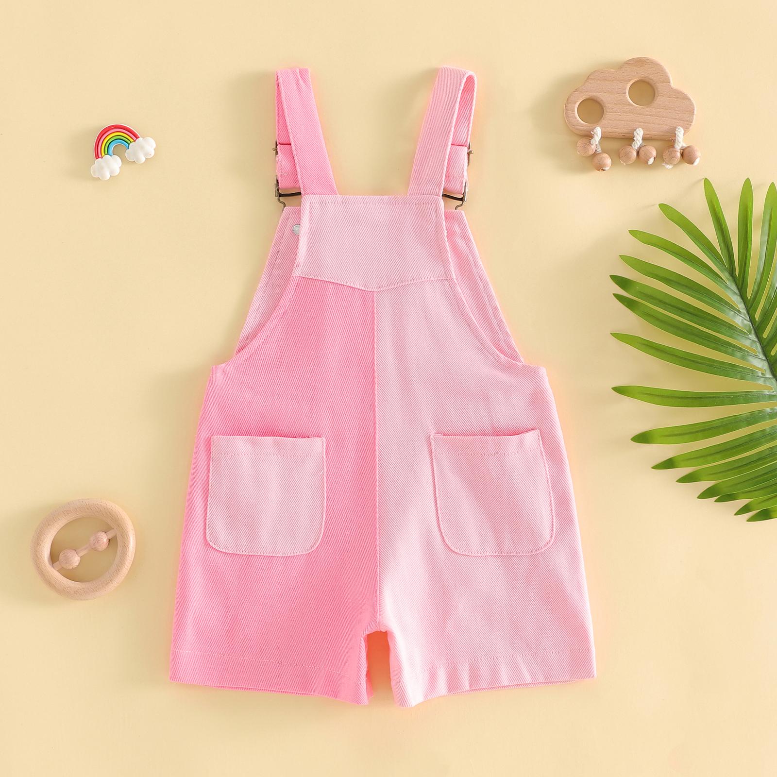 Imcute 90's Style Toddler Overalls Shorts Babby Boy Girl Suspender Romper Contrast Color Sleeveless Jumpsuit with Adjustble Shoulder Strap Imcute 90's Style Toddler Overalls Shorts Babby Boy Girl Suspender Romper Contrast Color Sleeveless Jumpsuit with Adjustble Shoulder Strap