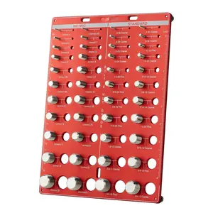 Thread Checker with Optimised Spacing, 44 Nut and Bolt Thread Checker, Bolt Size Finder with 22 Standard & 22 Metric Sizes, Thread Gauge SAE and Metric
