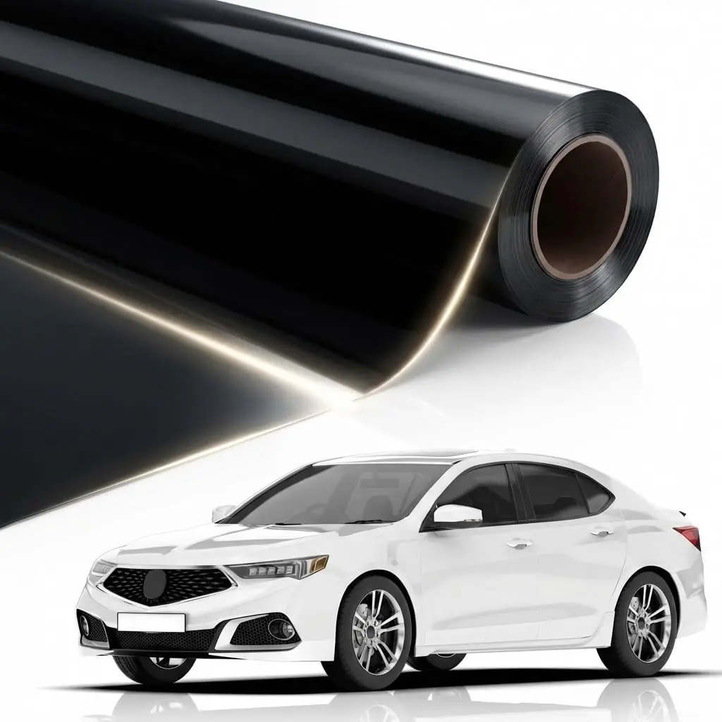 Professional Grade Car Window Film (9.9ft x 19.7in) - Heat Shrink Sunscreen, Insulation, Privacy Shield, Scratch Resistant, Suitable for Sedans, SUVs, RVs, Pickup Trucks